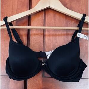 Victoria's Secret Bra Body by Victoria Lightly Lined Demi Black Size 32B
